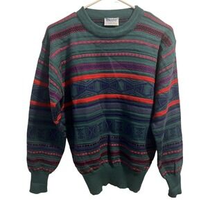 Meister Ski Sweater Size Small Wool Blend Made In‎ Hong Kong